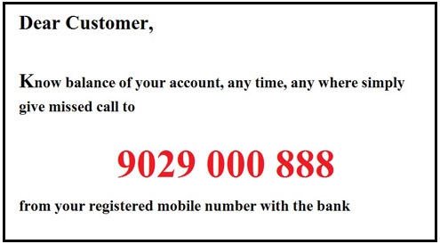 pnb missed call balance service